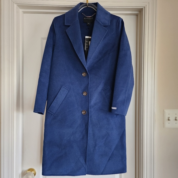🔥Bernardo Iris Blue Overcoat - Picture 5 of 10